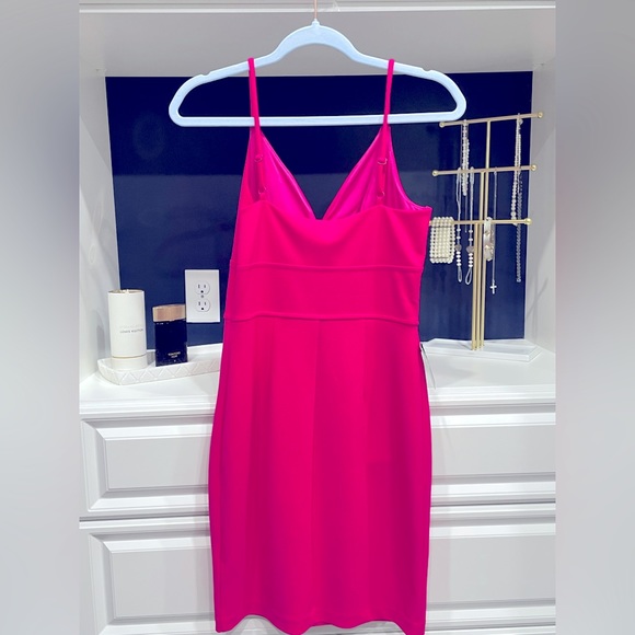 Express little hot pink dress XS brand new tags still on - Picture 4 of 9